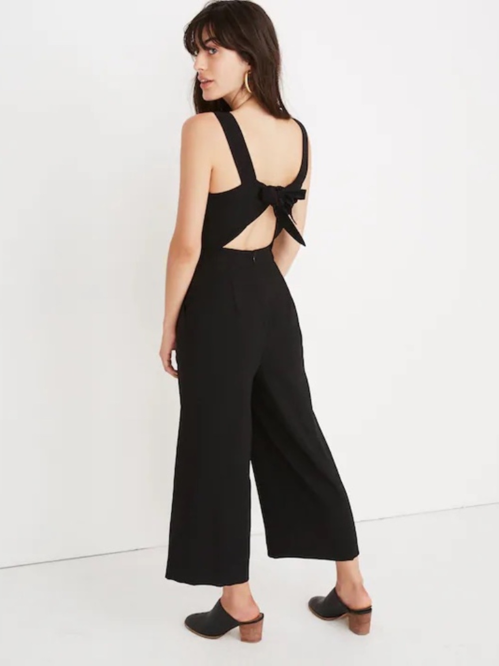 Madewell Apron Bow Back Jumpsuit
